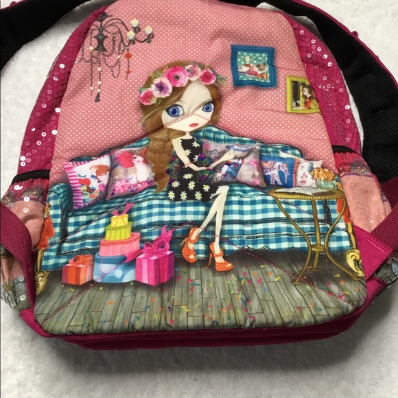 Excellent condition?Nicole Lee Fashion Style Printed Backpack ?